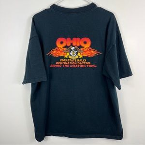 Vintage Harley Owners Group shirt 2005 Ohio State Rally HOG Harley Davidson XL